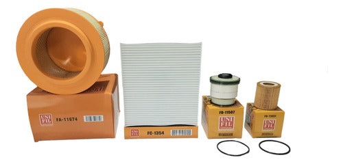 Kit De Filtros Compatible Con Ford Ranger Diesel 3.2l 2017-2019