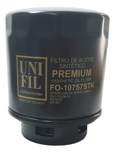 Kit Filtros Compatible Vw Vento Polo 1.6 2013-2022 Con 5W30