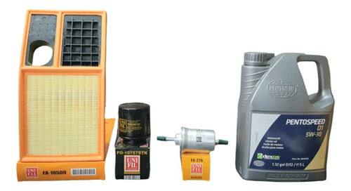 Kit Filtros Compatible Vw Vento Polo 1.6 2013-2022 Con 5W30