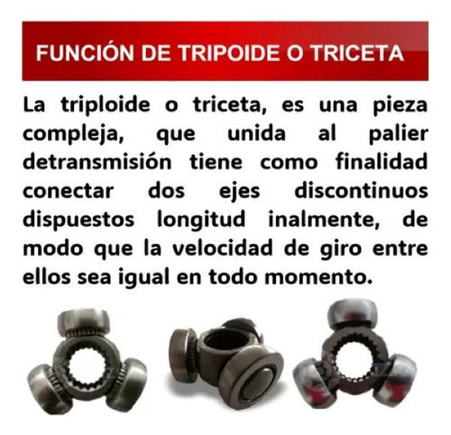 Triceta Matiz G1/g2 03-16 L/caja 27.9mm 19d TC-106