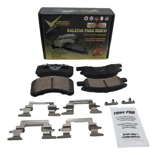 Juego De Balatas Delanteras Dg Attitude 15- Xcd1731h