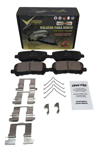 Balatas Delanteras De Ceramica Para Disco Honda Pilot 12-15