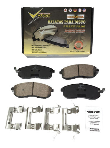 Balata Delanteras Nissan Altima 02-08, Sentra 2012-2016.