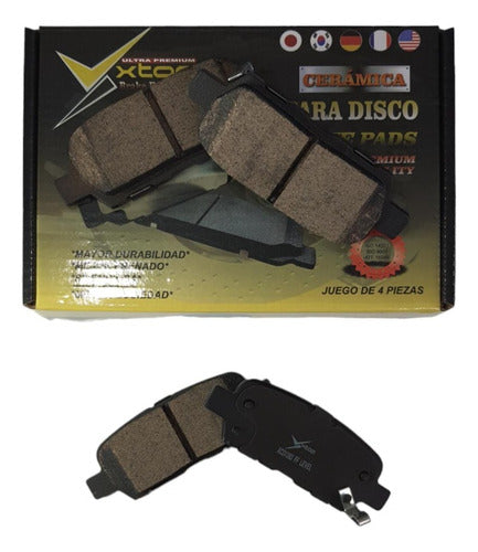 Balatas De Ceramica Traseras Nissan 10-17, Sentra 16-17