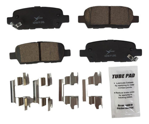Balatas De Ceramica Traseras Nissan 10-17, Sentra 16-17