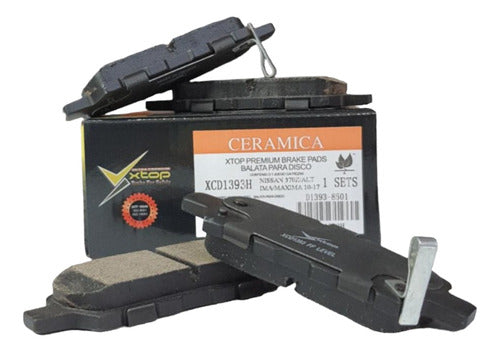 Balatas De Ceramica Traseras Nissan 10-17, Sentra 16-17