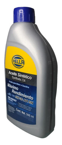 Aceite Para Motor Hella Sintético 5w-30 Para Autos, 946ml
