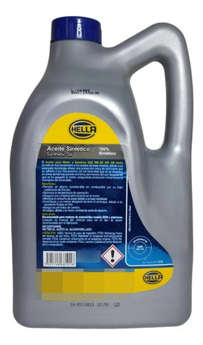 Aceite Motor Hella Sintético 5w50 Para Autos