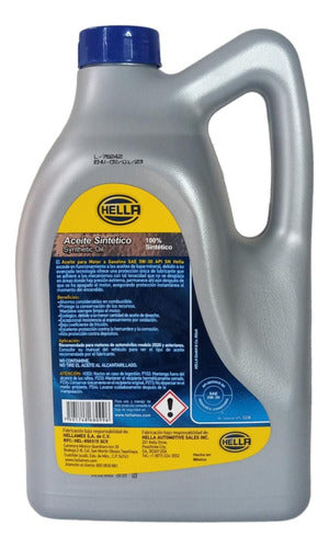 Aceite Para Motor Hella Sintético 5w-30 Para Autos, Galon5l