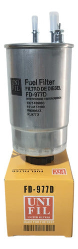 Filtro De Diesel Para Fiat Ducato 2.3/3.0l Tdi 2011-2019 FD-977D