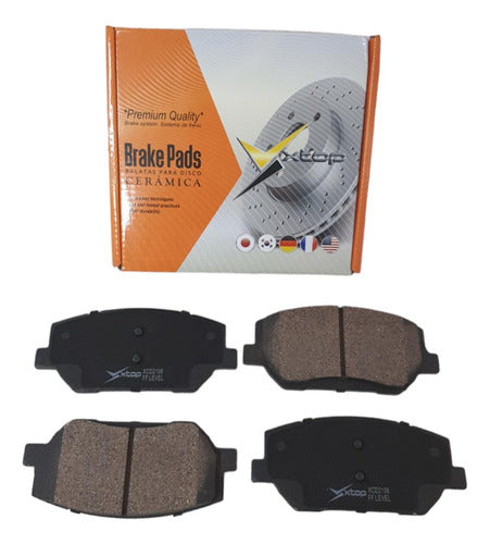 Balatas Delanteras Compatibles Hyundai Santa Fe 2019- XCD2198