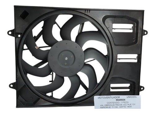Motoventilador Chevrolet Aveo 1.5 2024-2025 Std Y Auto Sin Sensor