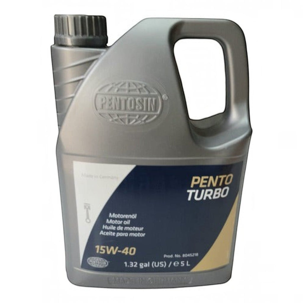 Garrafa de 5 litros de aceite Pentosin Pento Turbo 15W-40 para motores diésel, disponible en KENAI´S COM