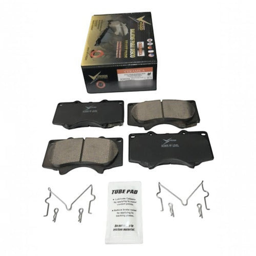 Juego de balatas delanteras cerámicas XTOP para JAC Frison T6, T8 y T9 de KENAI´S COM con accesorios de instalación