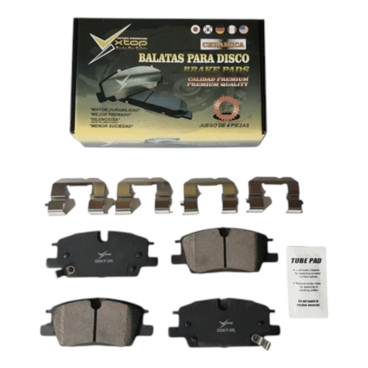 Juego de balatas de disco delanteras cerámicas KENAI´S COM para Chevrolet Terrain 2021 y Trax 2024 con accesorios