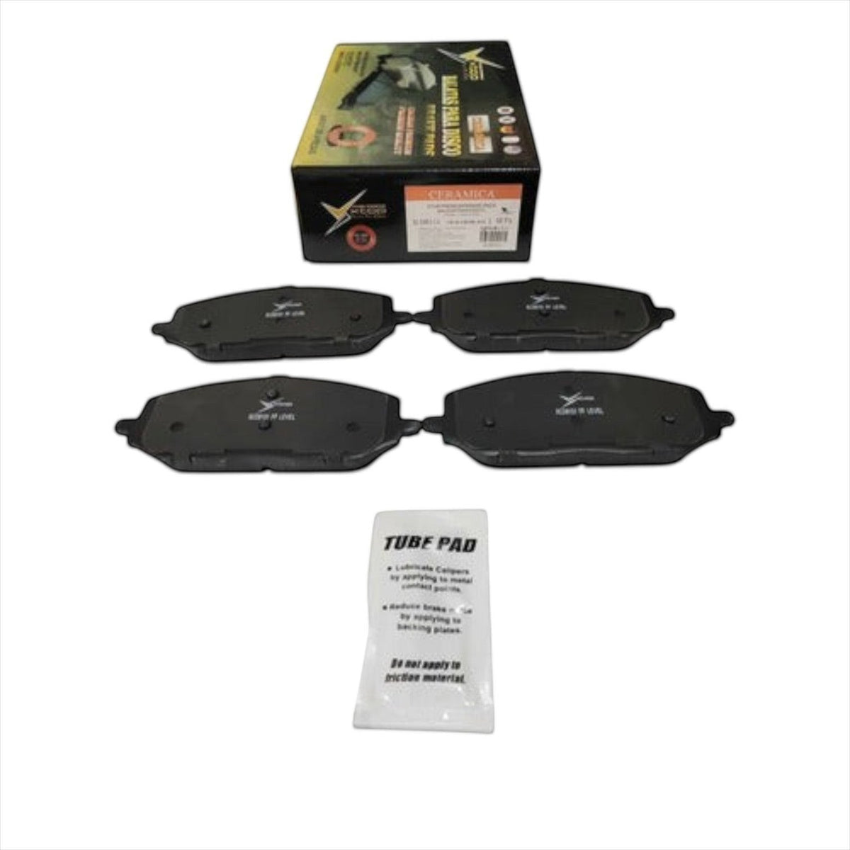 Juego de balatas de disco delanteras de cerámica KENAI´S COM para VW Taigun 1.0 Turbo con lubricante incluido