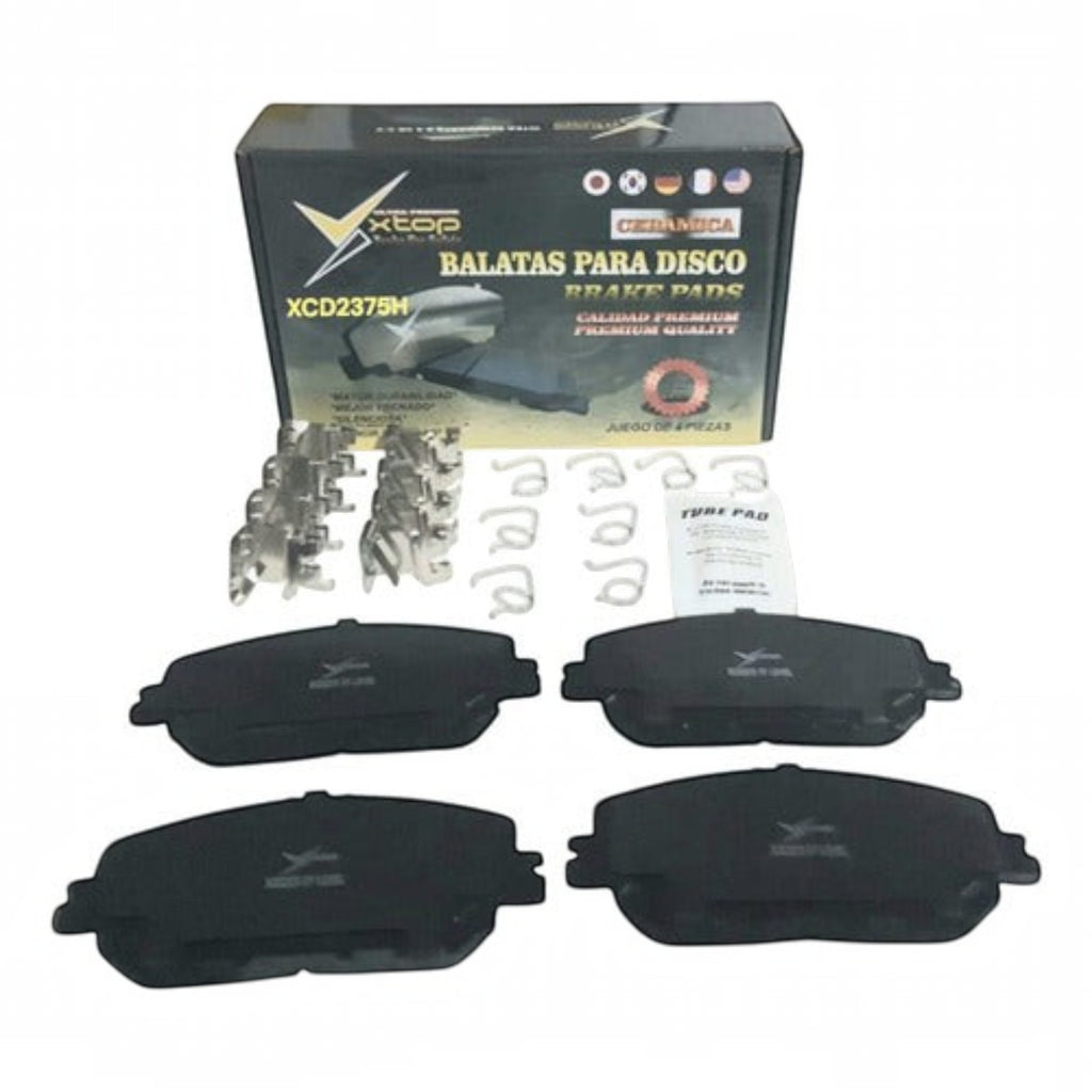 Juego de 4 balatas de disco cerámicas XTOP XCD2375H para Nissan X-Trail E-Power 2024-2025 de KENAI´S COM