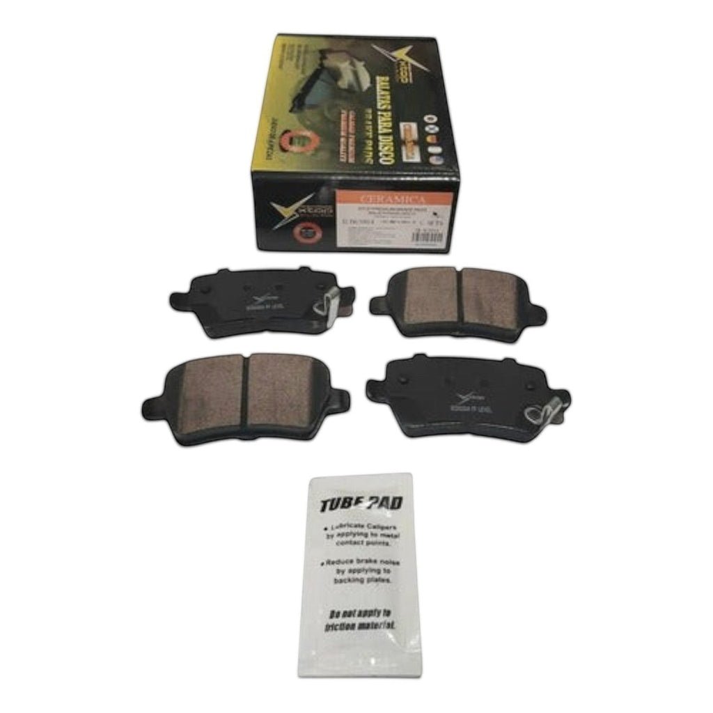 Balatas de disco traseras de cerámica Xtop para JAC Sei 4 2022-2023 de KENAI´S COM con lubricante incluido