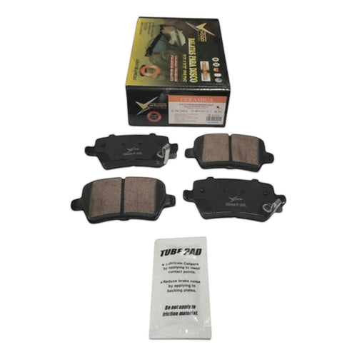 Balatas de disco traseras de cerámica Xtop para JAC Sei 4 2022-2023 de KENAI´S COM con lubricante incluido