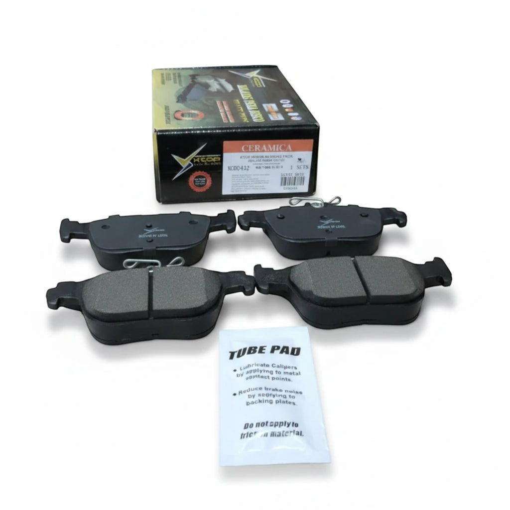 Juego de balatas traseras de cerámica KENAI´S COM para Audi A3, Cupra y Seat Leon con lubricante incluido