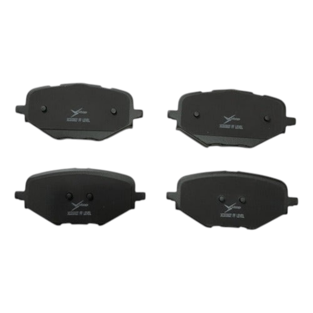 Set de cuatro balatas de disco traseras KENAI´S COM para Changan Uni-k y Peugeot 3008, color negro