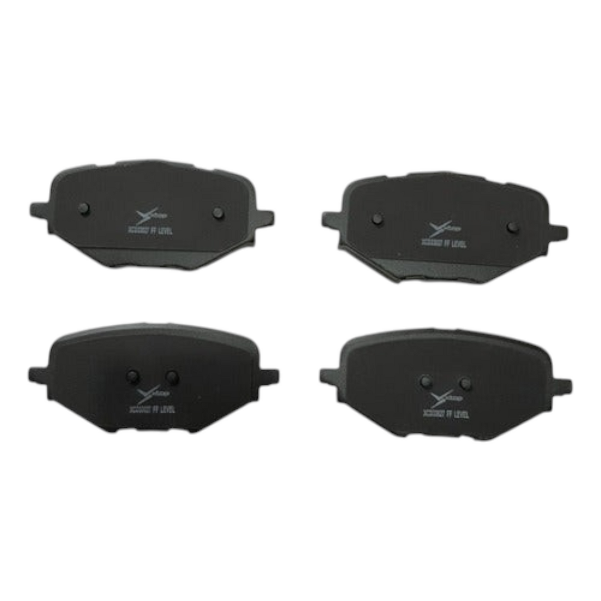 Set de cuatro balatas de disco traseras KENAI´S COM para Changan Uni-k y Peugeot 3008, color negro