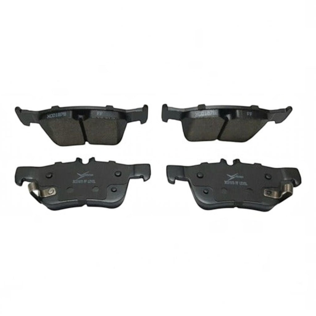Balatas traseras de disco XTOP para Honda Insight 2019-2022 de KENAI´S COM, juego de cuatro piezas metálicas negras.