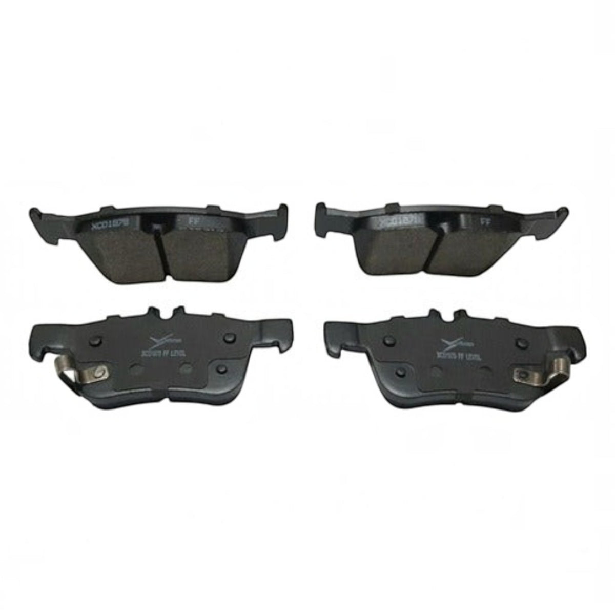Balatas traseras de disco XTOP para Honda Insight 2019-2022 de KENAI´S COM, juego de cuatro piezas metálicas negras.