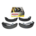 Balatas traseras semimetálicas XTOP para Derby, Jetta, Golf y Gol de KENAI´S COM en su caja original.