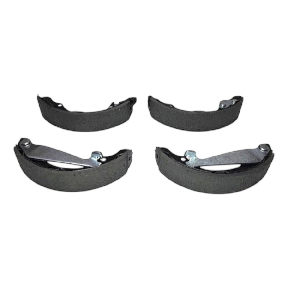 Balatas traseras XTOP para KENAI´S COM, compatibles con Derby, Jetta, Golf y Gol, juego de cuatro piezas metálicas.