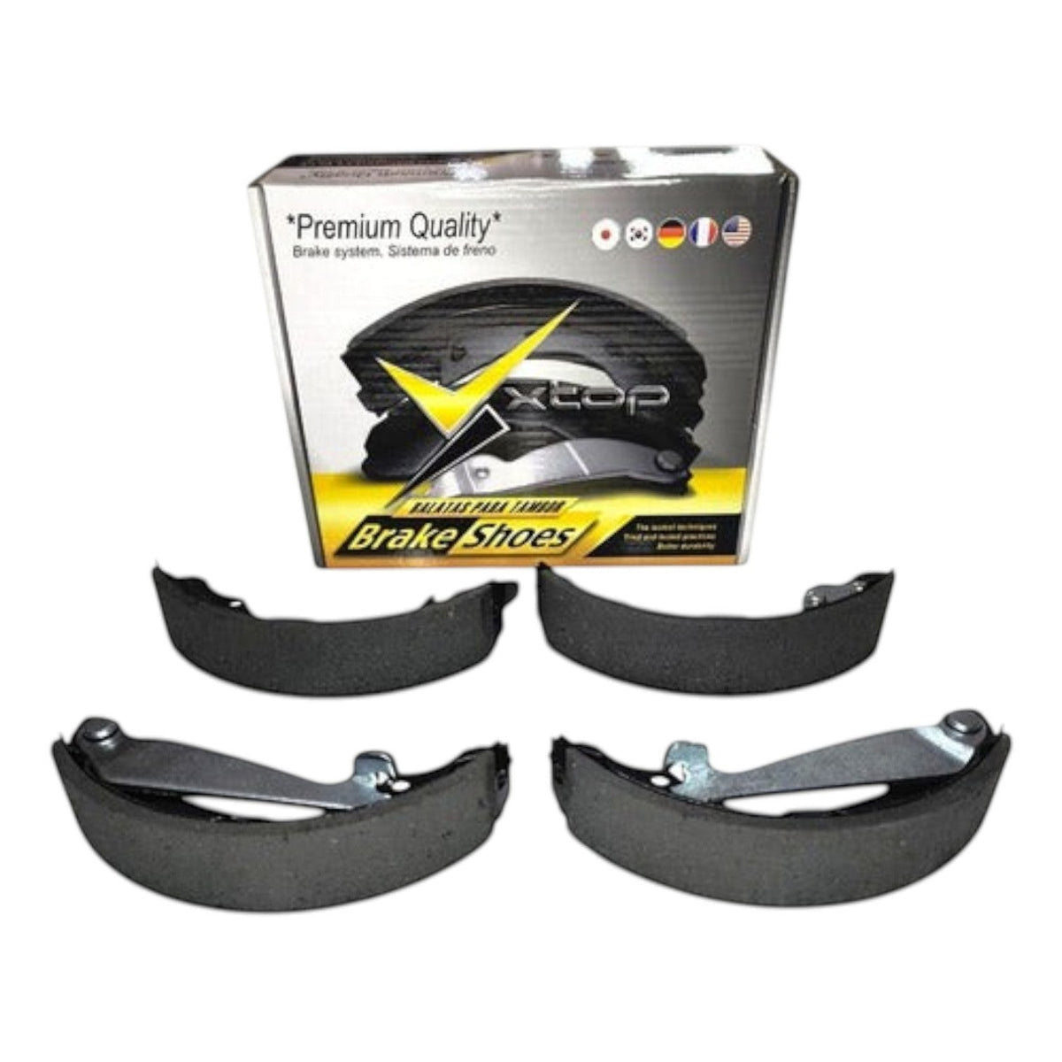 Balatas traseras Xtop para Derby, Jetta, Golf y Gol de KENAI´S COM, juego de zapatas de freno de alta calidad.