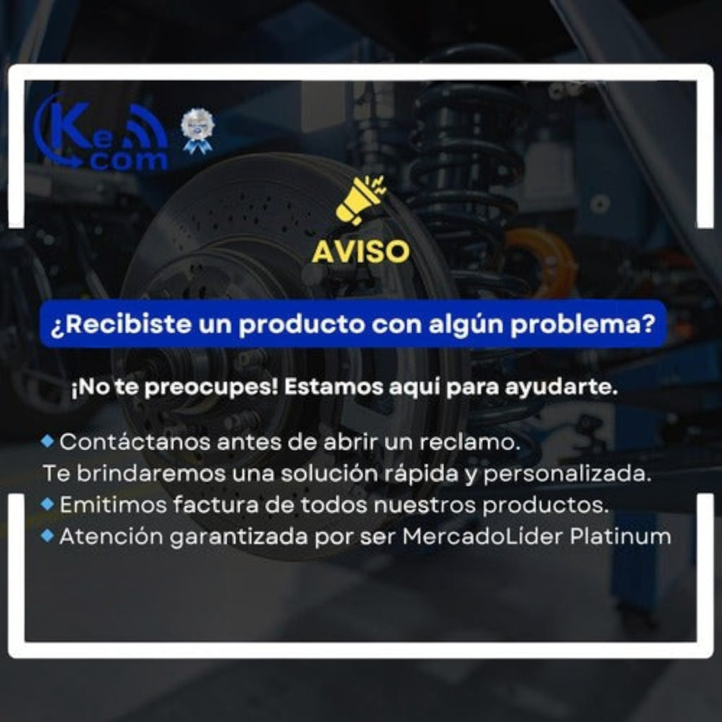 Aviso de soporte técnico de KENAI´S COM para balero de rueda de Odyssey 2011-2017 con información de contacto