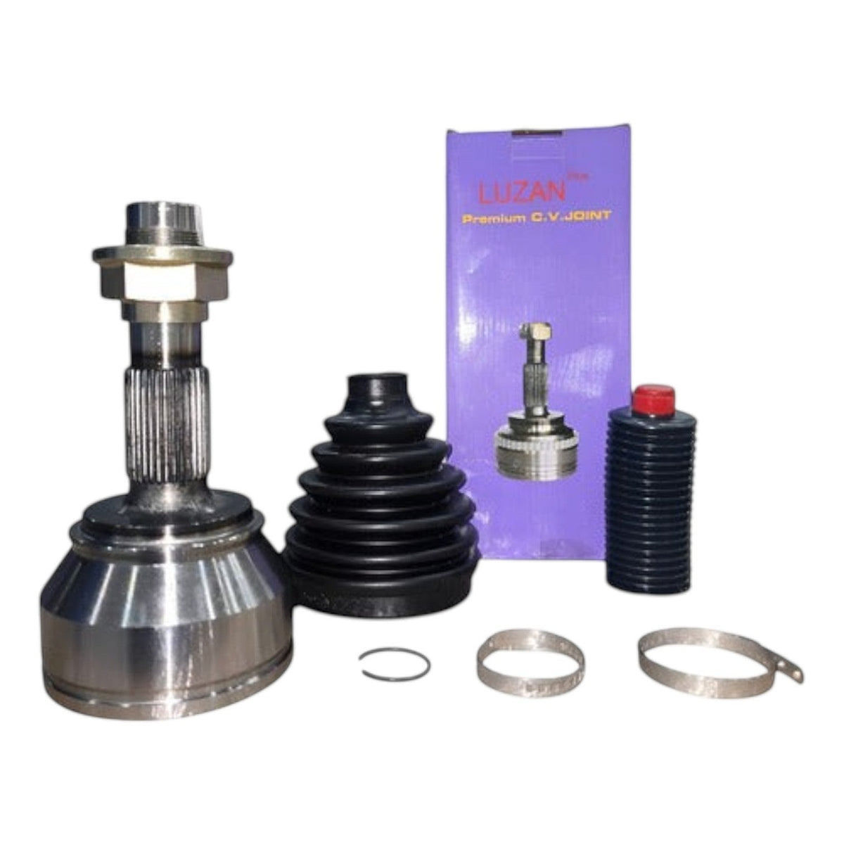 Espiga homocinética KENAI´S COM para Peugeot Manager con cubre polvo, grasa y abrazaderas, 35 estrías externas.