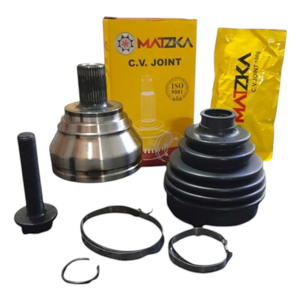 Kit de espiga lado rueda KENAI´S COM para VW Bora y Jetta A5 con 36 estrías externas y 27 internas, incluye accesorios