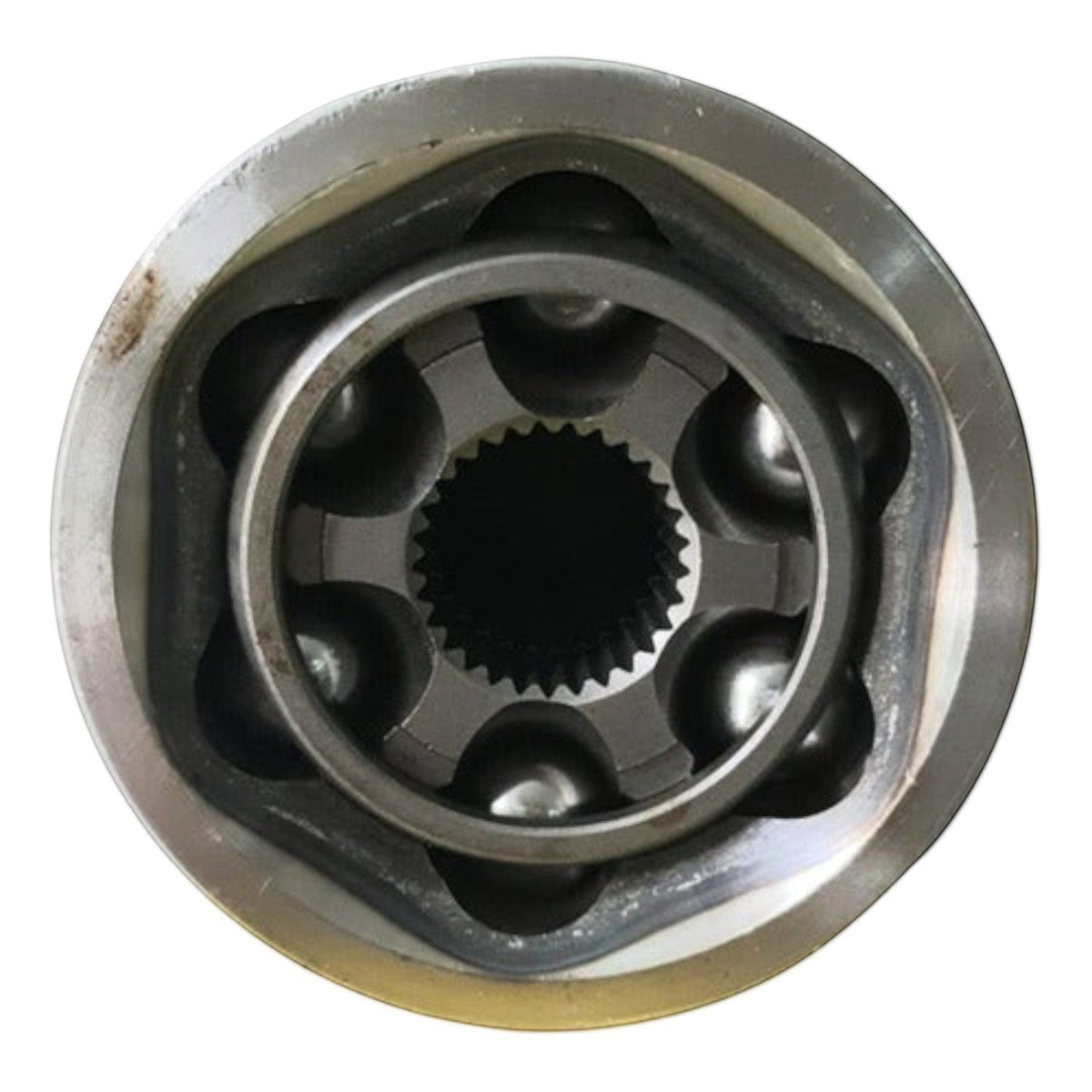 Espiga de rueda KENAI´S COM con ABS 48T para Ford Transit 07-12, vista frontal de componentes metálicos internos