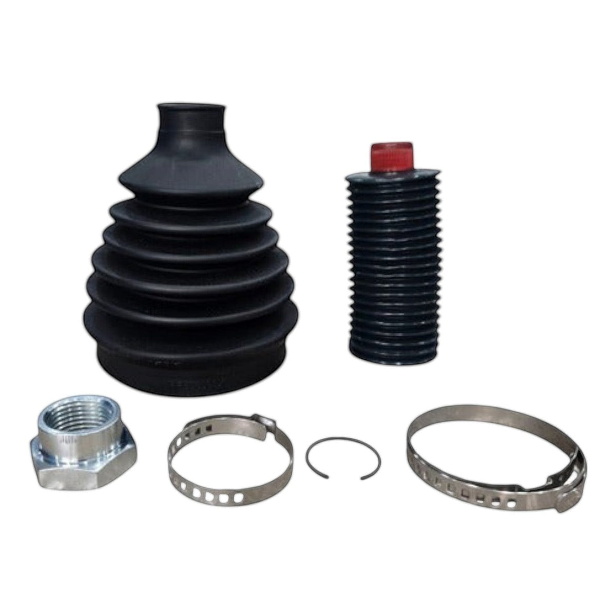 Kit de espiga de rueda KENAI´S COM para Malibu 2008-2012 con cubrepolvo, grasa, abrazaderas y tuerca metálica.