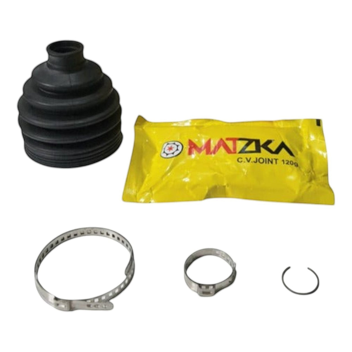 Kit de espiga para rueda KENAI´S COM para Mazda 3 2.0L, incluye fuelle de goma, grasa y abrazaderas metálicas.