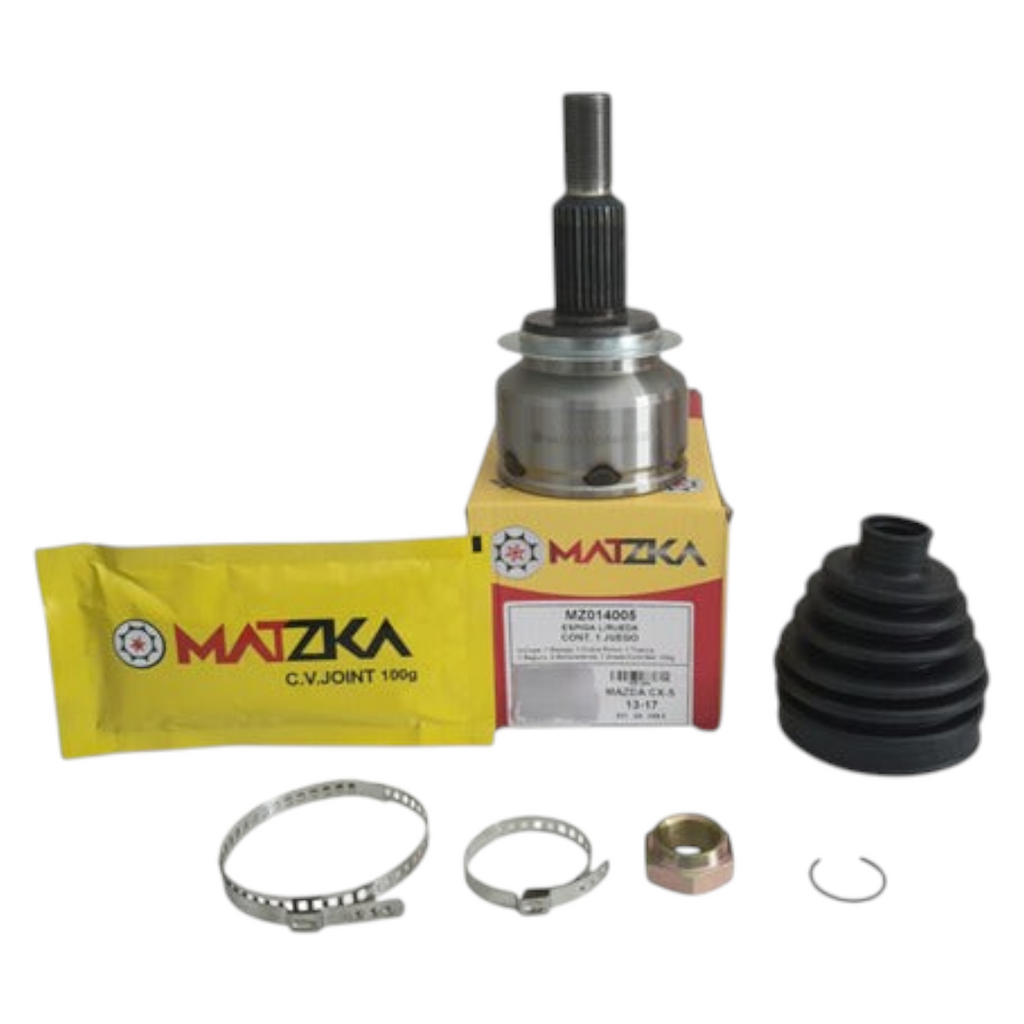 Kit de espiga lado rueda KENAI´S COM para Mazda CX-5 2013-2017 con grasa, cubrepolvo y abrazaderas metálicas