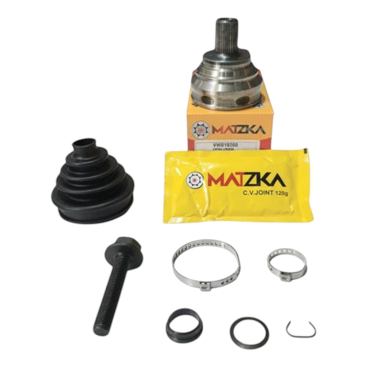 Kit de espiga lado rueda derecha KENAI´S COM para VW Caddy, incluye junta homocinética, cubrepolvo y accesorios.