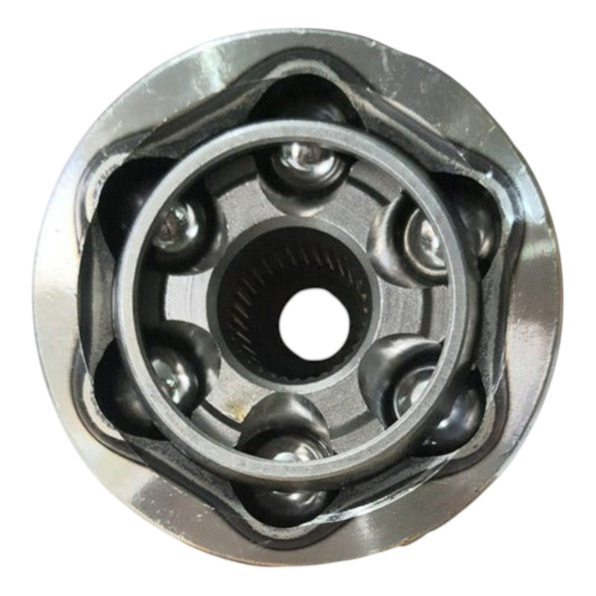 Espiga lado rueda derecha KENAI´S COM para VW Caddy, pieza metálica con rodamientos internos y estrías de precisión.