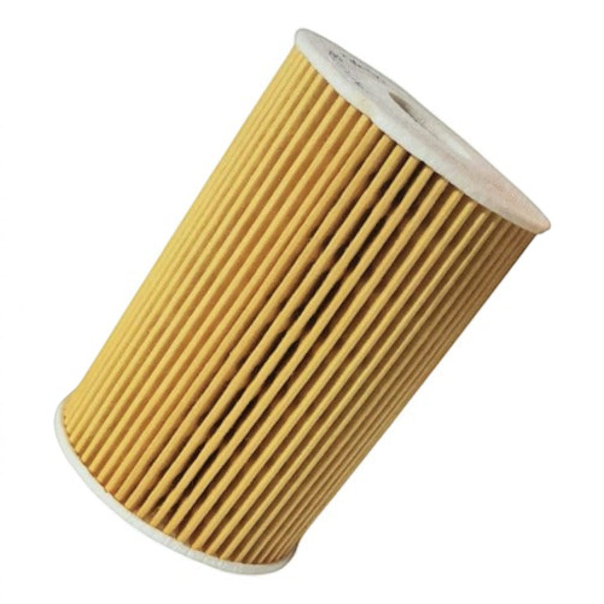 Filtro de aceite cilíndrico de papel plisado amarillo para kit de afinación KENAI´S COM de VW Amarok 2.0 TDI