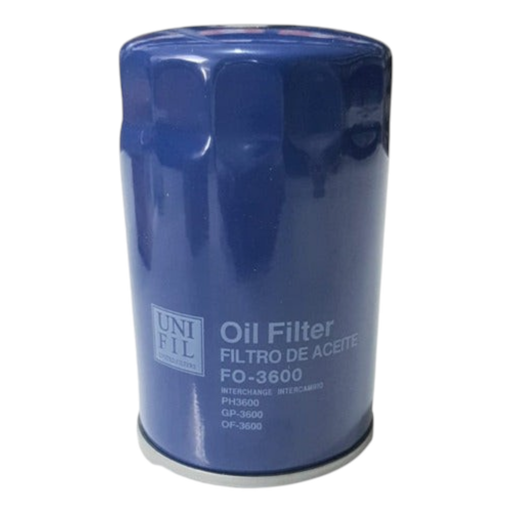 Filtro de aceite azul marca KENAI´S COM para Jeep Liberty 3.7L modelo FO-3600 de alto rendimiento