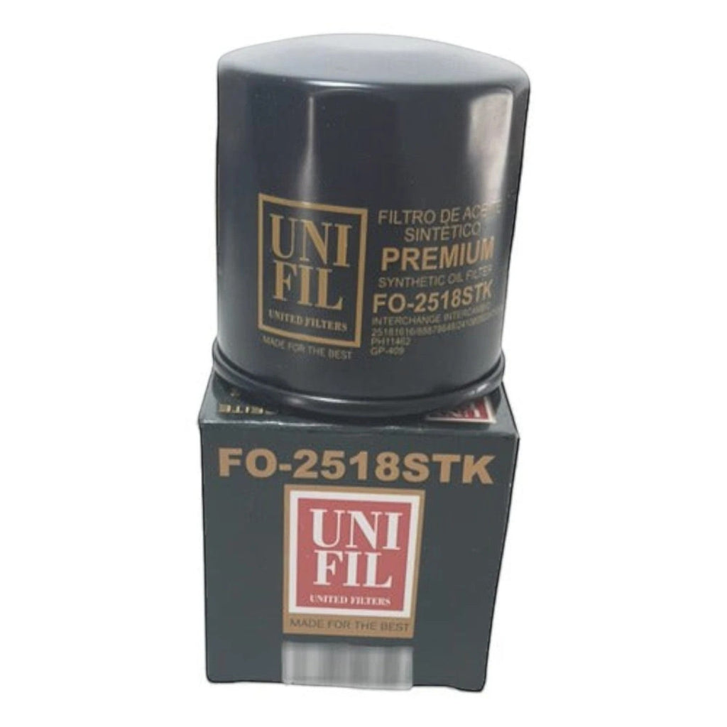 Filtro de aceite sintético premium Uni Fil FO-2518STK para Chevrolet Groove de KENAI´S COM
