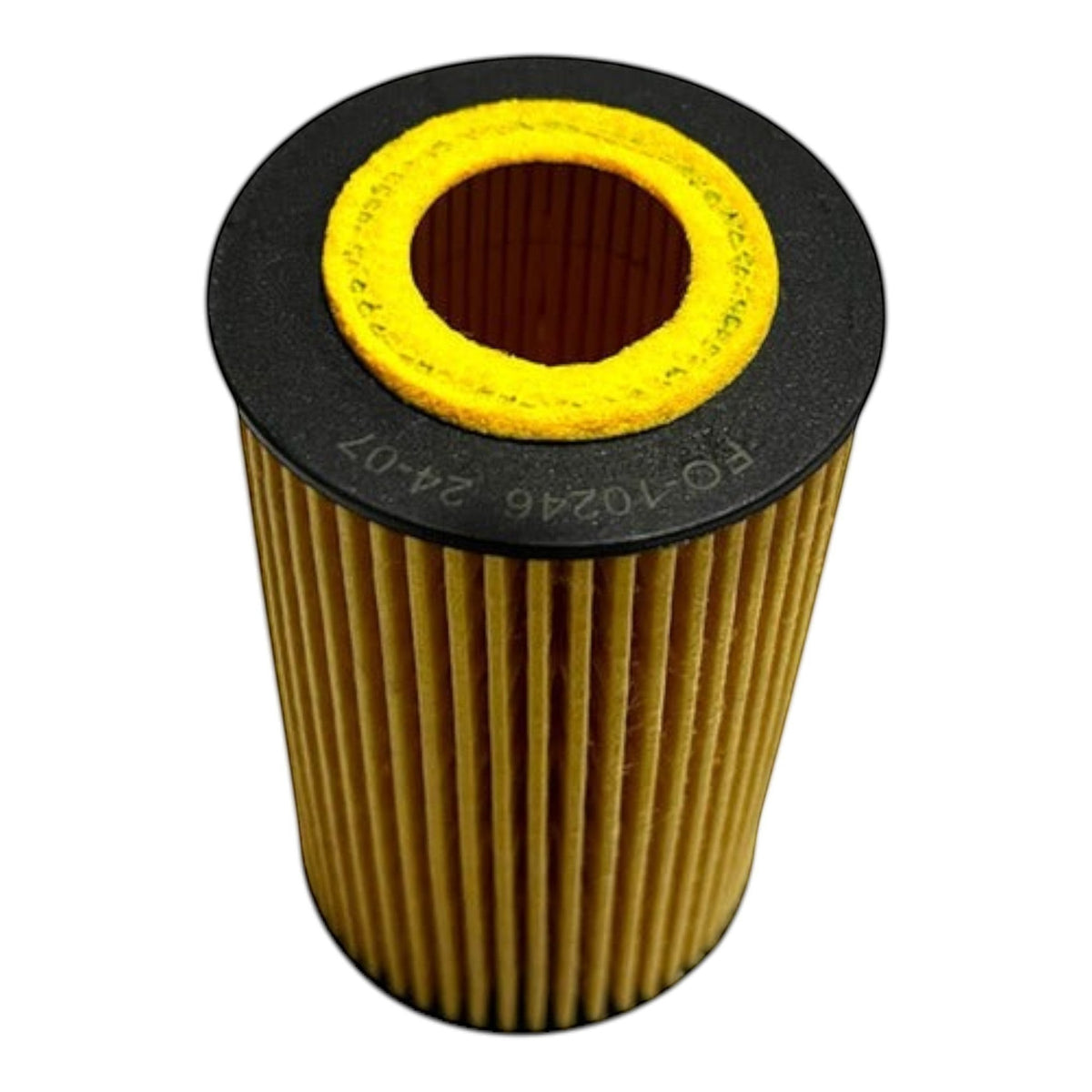 Filtro de aceite KENAI´S COM para Chevrolet Trax 1.8, diseño cilíndrico de papel plisado amarillo con tapa negra