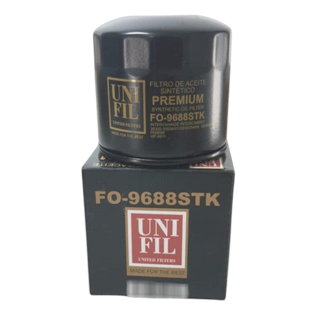 Filtro de aceite sintético Uni Fil FO-9688STK para Hyundai Creta, marca KENAI´S COM