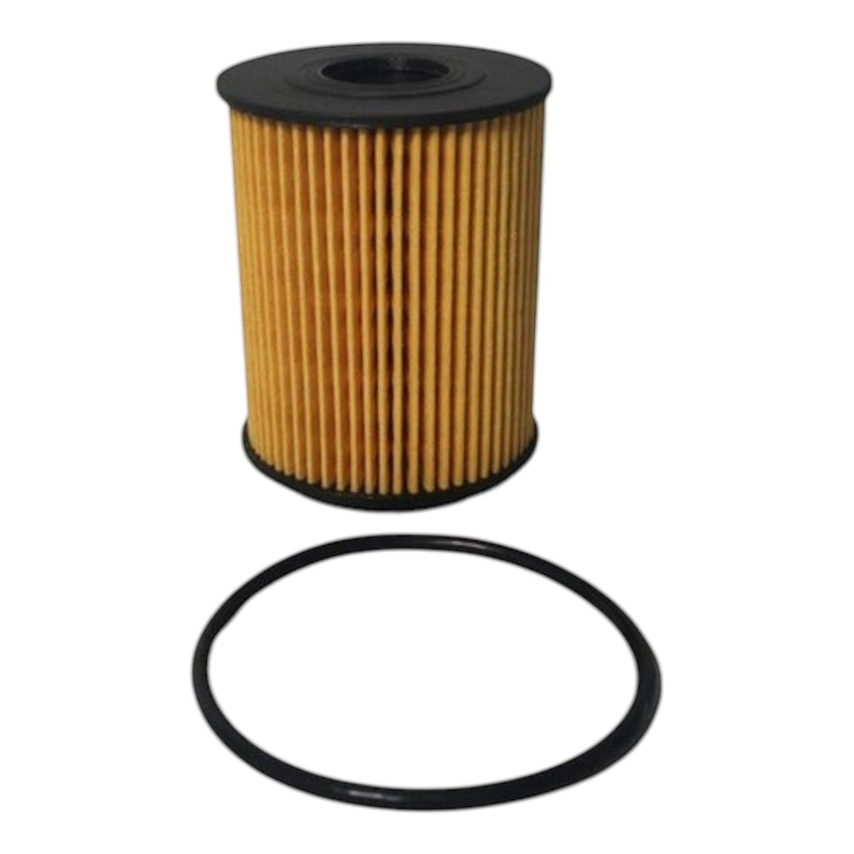 Kit de filtro de aceite KENAI´S COM para Fiat 500 1.4, incluye elemento filtrante cilíndrico y junta tórica negra.