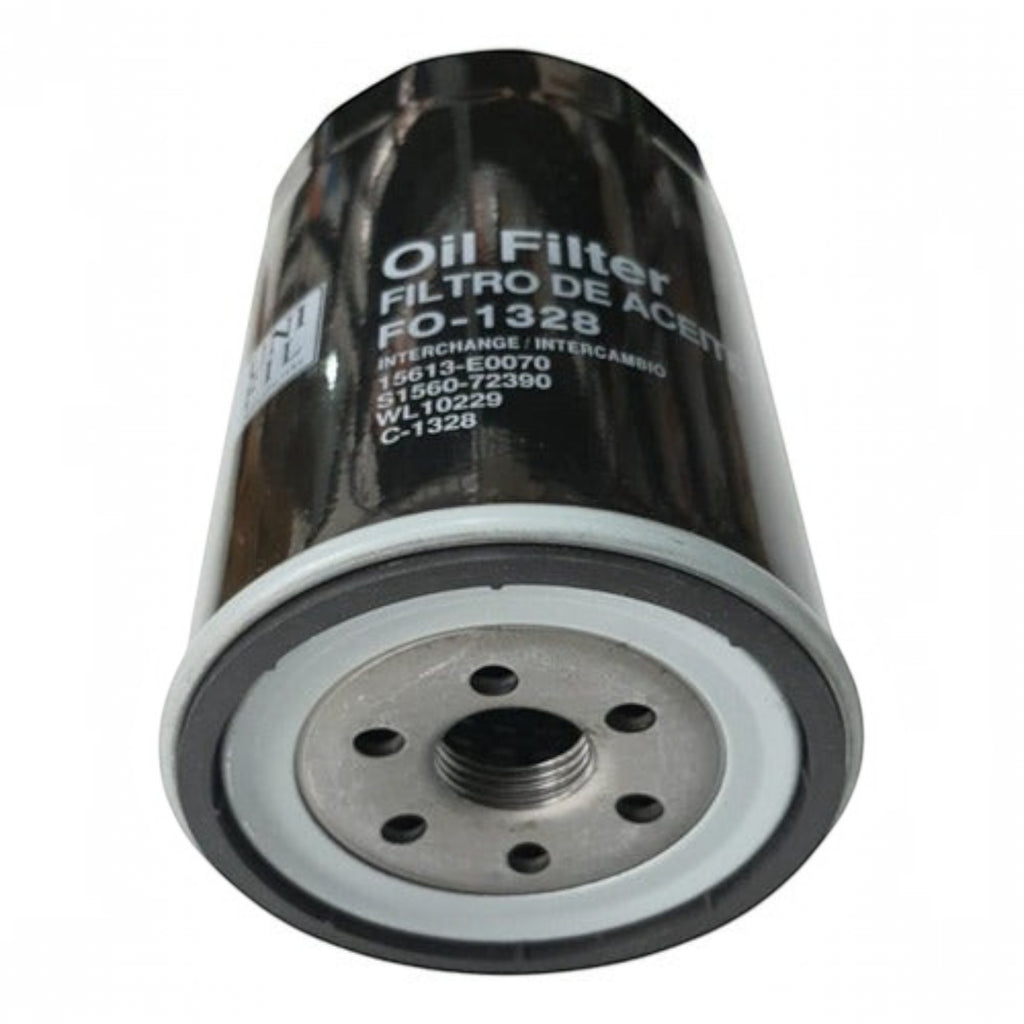 Filtro de aceite Unifil FO-1328 para motor Hino 300, componente metálico negro de alto rendimiento de KENAI´S COM