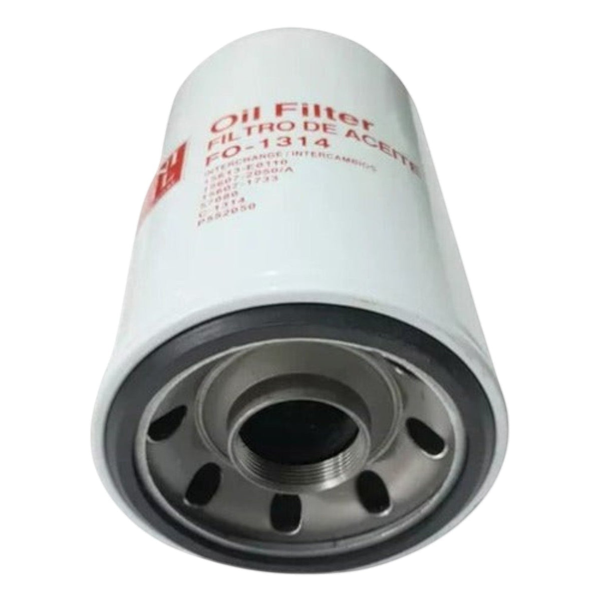 Filtro de aceite Unifil FO-1314 para motor Hino 500 7.6L, diseño cilíndrico blanco de KENAI´S COM