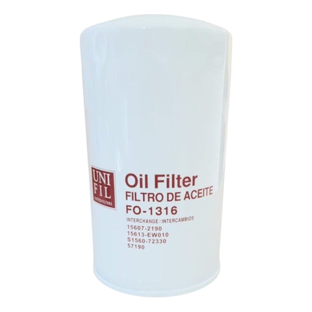 Filtro de aceite blanco Unifil FO-1316 para motor Hino Serie 500 de KENAI´S COM