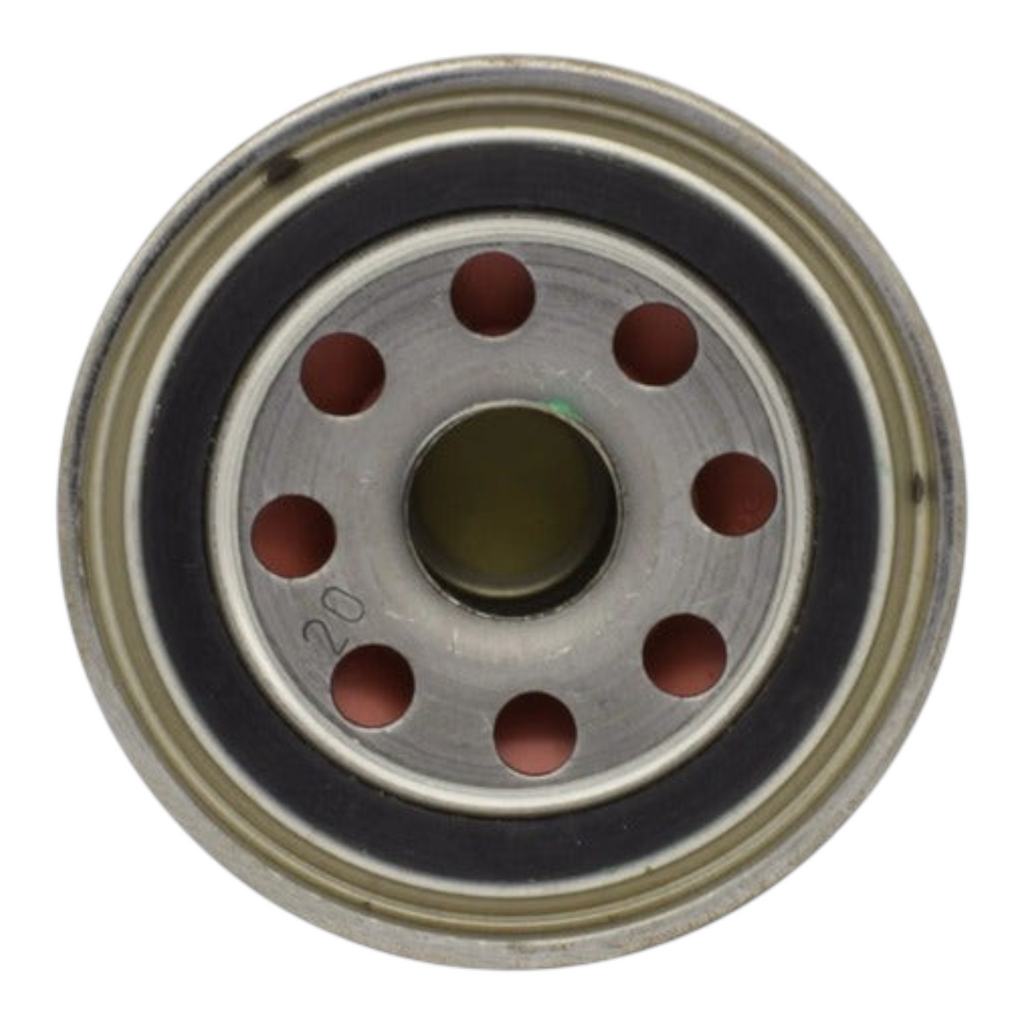 Filtro de aceite sintético Interfil para kit de afinación KENAI´S COM, vista inferior con sello de goma